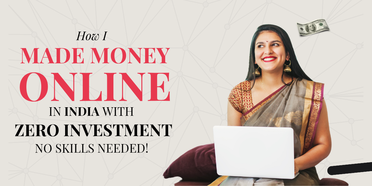 Make money online in india